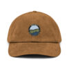 Casquette brodée en velours côtelé « Le Cap »