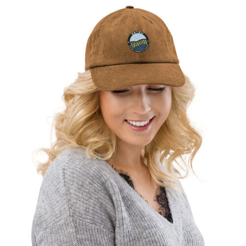 Casquette brodée en velours côtelé « Le Cap »
