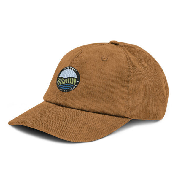 Casquette brodée en velours côtelé « Le Cap »