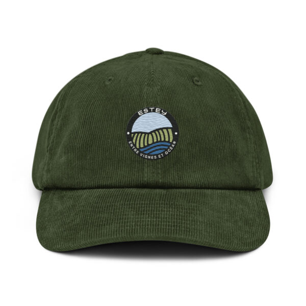 Casquette brodée en velours côtelé « Le Cap »