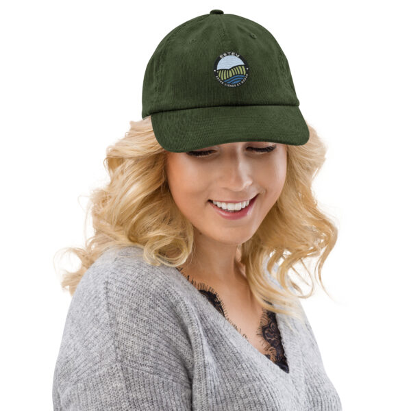 Casquette brodée en velours côtelé « Le Cap »
