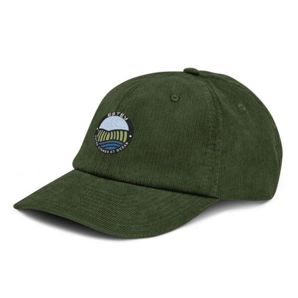 Casquette brodée en velours côtelé « Le Cap »