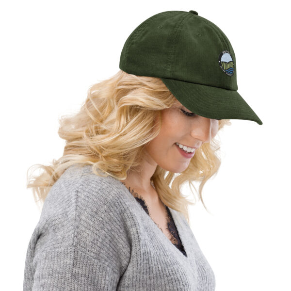 Casquette brodée en velours côtelé « Le Cap »