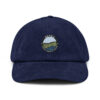 Casquette brodée en velours côtelé « Le Cap »