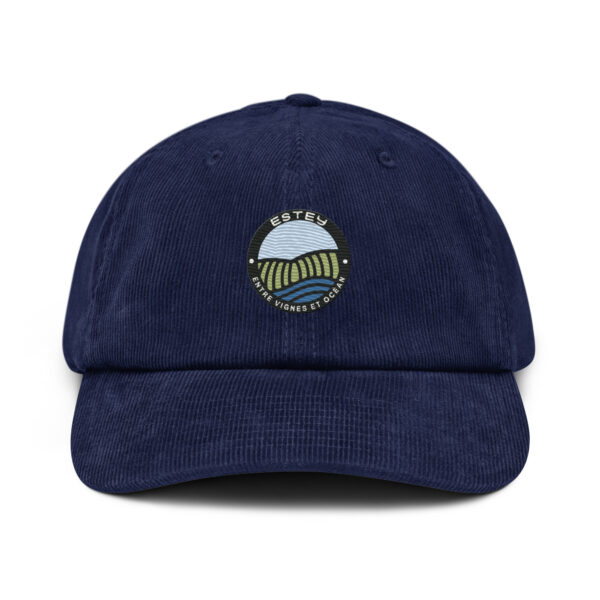 Casquette brodée en velours côtelé « Le Cap »