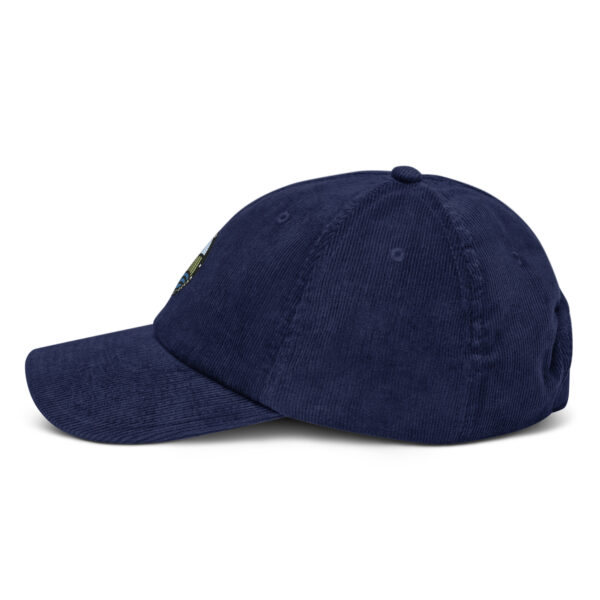 Casquette brodée en velours côtelé « Le Cap »