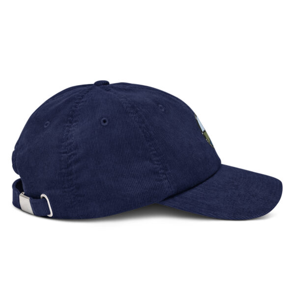 Casquette brodée en velours côtelé « Le Cap »