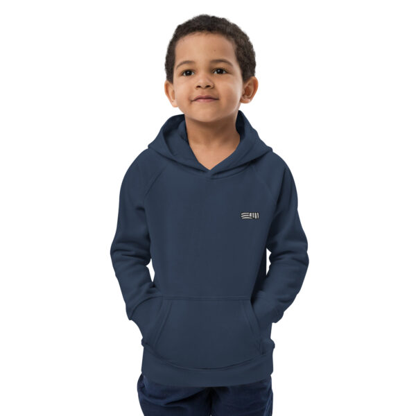 Sweat à capuche écologique « Écume »
