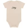 Body Gouttelette – Tous coloris Body bébé Gouttelette Estey coton biologique, tous coloris disponibles, brodé