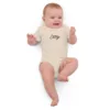 Body Gouttelette – Coloris moyen, face Body bébé Gouttelette Estey coton biologique, coloris moyen, face brodée