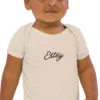 Body Gouttelette – Zoom tissu coton bio Body bébé Gouttelette Estey coton biologique, zoom sur le tissu