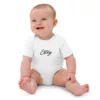 Body Gouttelette – Coloris clair, face Body bébé Gouttelette Estey coton biologique 200 g/m², coloris clair, broderie