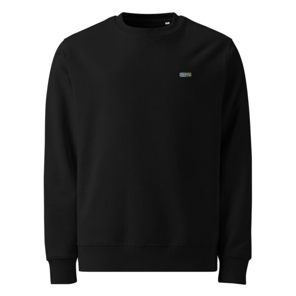 Sweat col rond brodé unisexe "Éveil" en coton bio