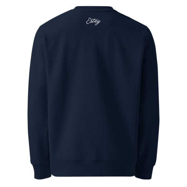 Sweat col rond brodé unisexe "Éveil" en coton bio