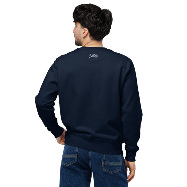 Sweat col rond brodé unisexe "Éveil" en coton bio