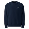 Sweat col rond brodé unisexe "Éveil" en coton bio