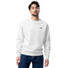 Sweat col rond brodé unisexe "Éveil" en coton bio