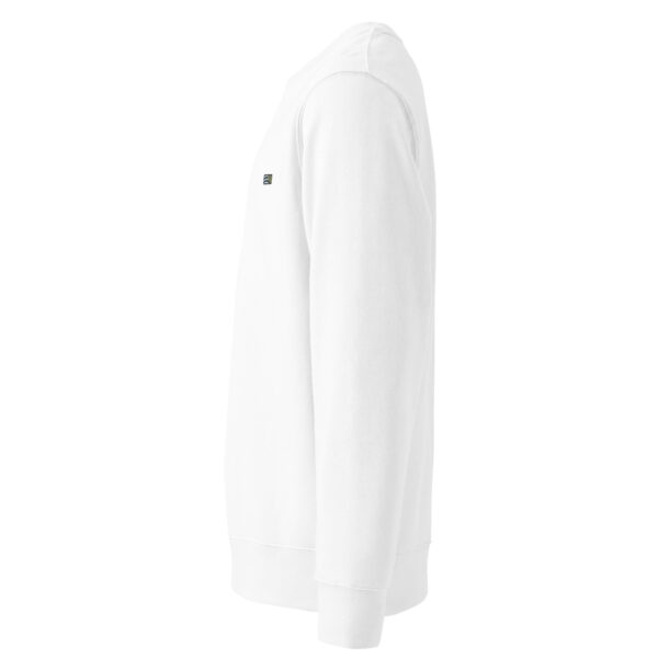Sweat col rond brodé unisexe "Éveil" en coton bio