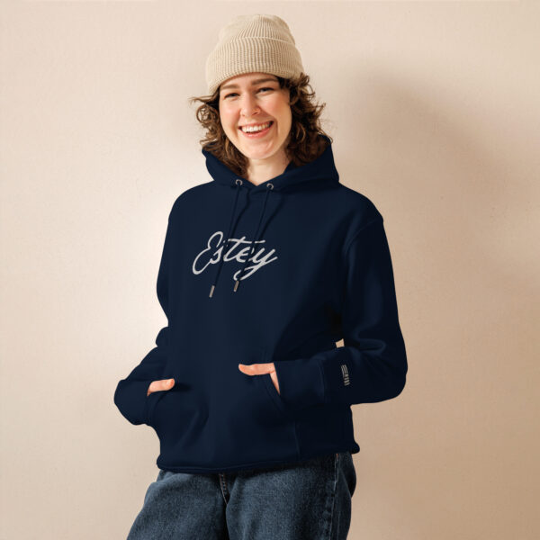 Sweat à capuche essentiel unisexe "Marée" en coton bio