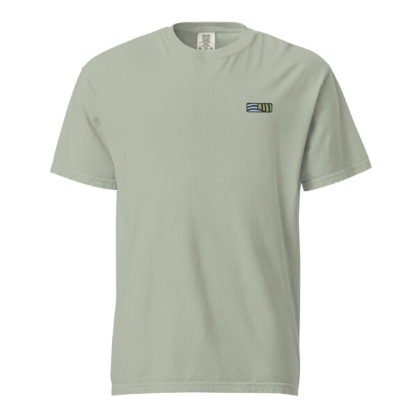 T-shirt unisexe "Sarment" en coton épais brodé