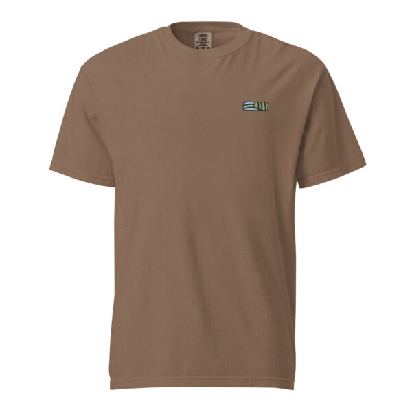 T-shirt unisexe "Sarment" en coton épais brodé