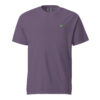 T-shirt unisexe "Sarment" en coton épais brodé