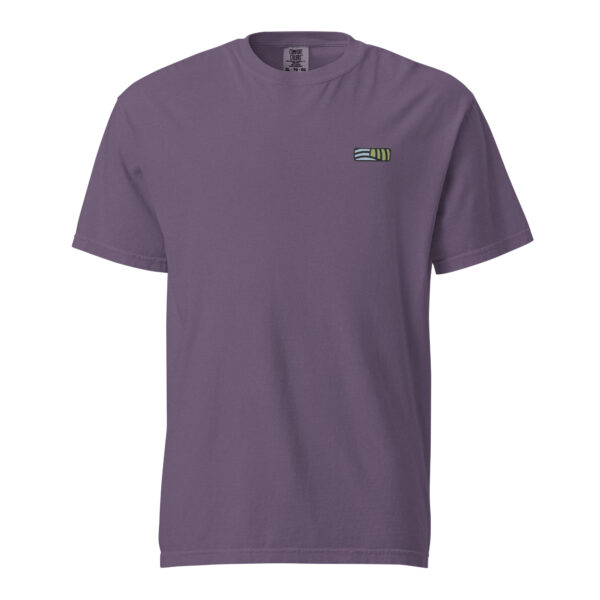 T-shirt unisexe "Sarment" en coton épais brodé