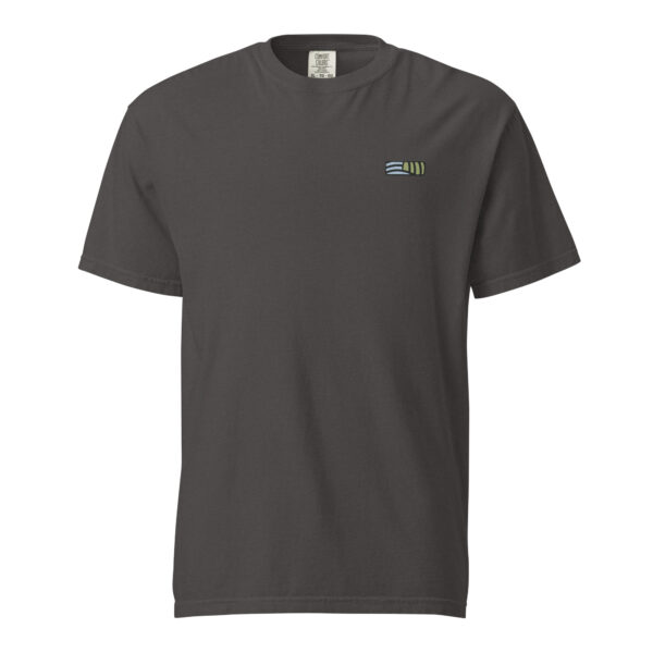 T-shirt unisexe "Sarment" en coton épais brodé