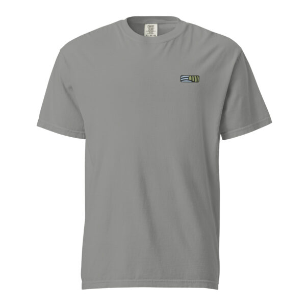 T-shirt unisexe "Sarment" en coton épais brodé
