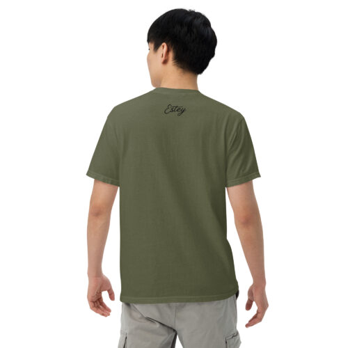 T-shirt unisexe "Sarment" en coton épais brodé