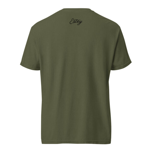 T-shirt unisexe "Sarment" en coton épais brodé