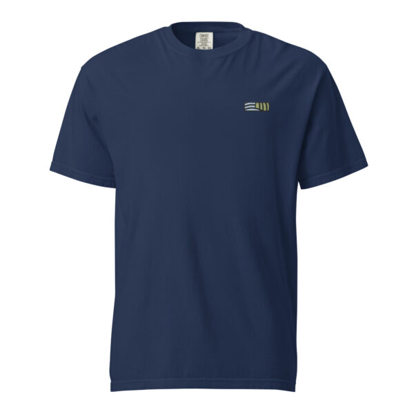 T-shirt unisexe "Sarment" en coton épais brodé