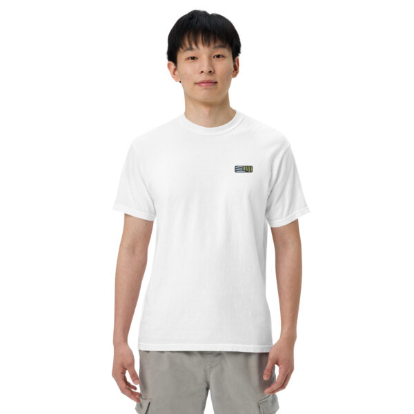 T-shirt unisexe "Sarment" en coton épais brodé