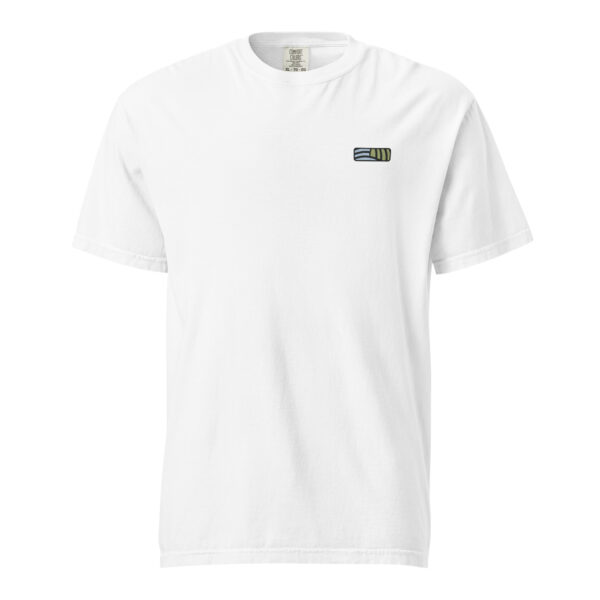 T-shirt unisexe "Sarment" en coton épais brodé