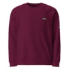 Sweat col rond imprimé unisexe "Genèse" en coton bio