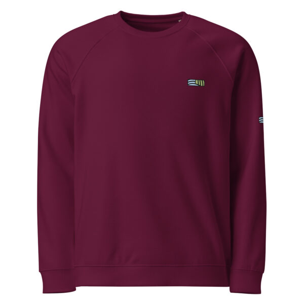 Sweat col rond imprimé unisexe "Genèse" en coton bio
