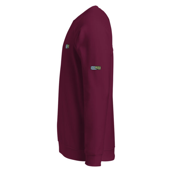 Sweat col rond imprimé unisexe "Genèse" en coton bio