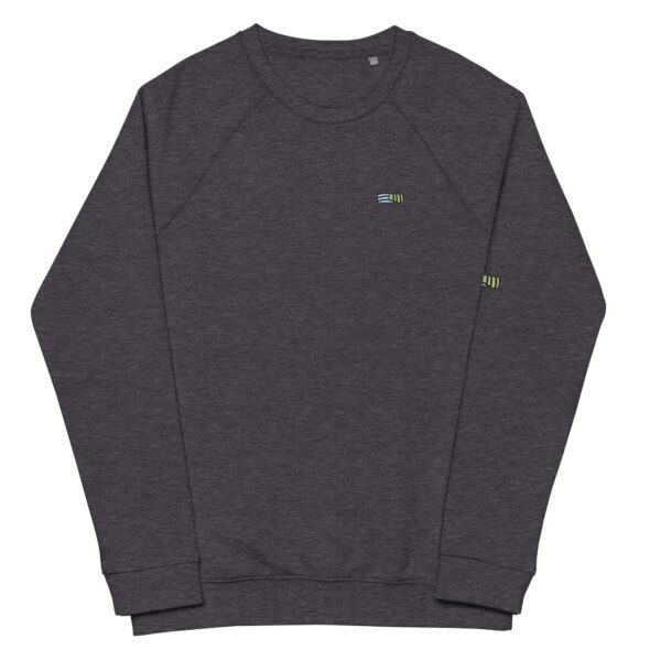 Sweat col rond imprimé unisexe "Genèse" en coton bio