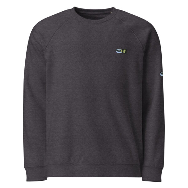 Sweat col rond imprimé unisexe "Genèse" en coton bio