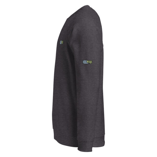 Sweat col rond imprimé unisexe "Genèse" en coton bio