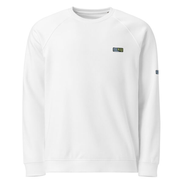 Sweat col rond imprimé unisexe "Genèse" en coton bio