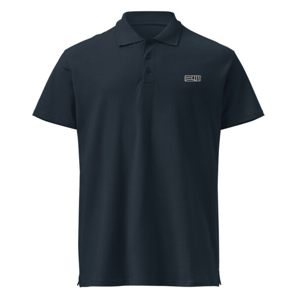 Polo brodé unisexe "Coteaux" en coton bio
