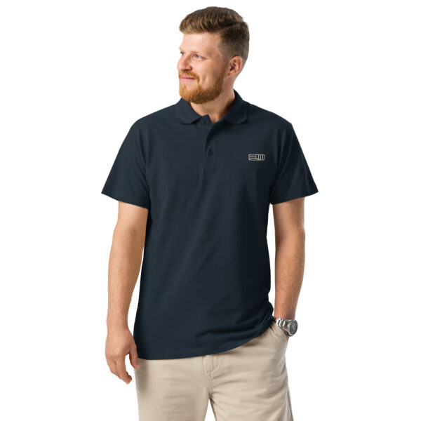 Polo brodé unisexe "Coteaux" en coton bio