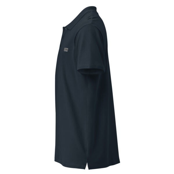 Polo brodé unisexe "Coteaux" en coton bio
