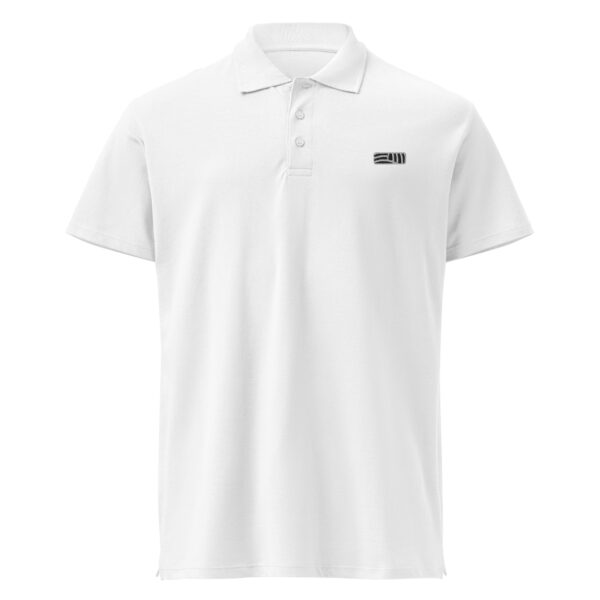 Polo brodé unisexe "Coteaux" en coton bio