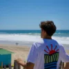 T-shirt «Soca»-23 T-shirt Soca Estey – vue de dos, coupe unisexe XS-4XL, coton bio