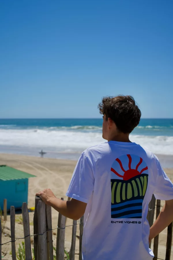 T-shirt «Soca»-23 T-shirt Soca Estey – vue de dos, coupe unisexe XS-4XL, coton bio