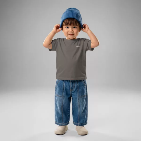 Body Paparon – Tous coloris disponibles T-shirt bébé Paparon Estey coton peigné tous coloris, blanc anthracite bleu rose