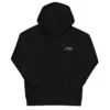 Sweat Écume enfant – Noir, face Sweat enfant Écume Estey coton 280 g/m² noir, vue face, broderie Estey