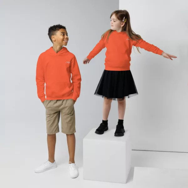 Sweat Écume enfant – Zoom col côtelé Sweat enfant Écume Estey coton 280 g/m², zoom col côtelé et poignets, qualité premium enfant